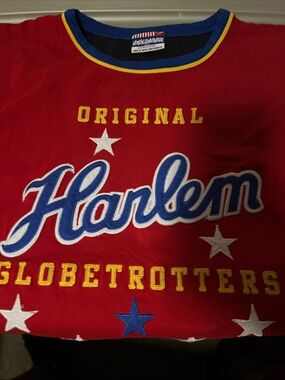 Harlem Globetrotters Red Graphic Tee Sz 6X